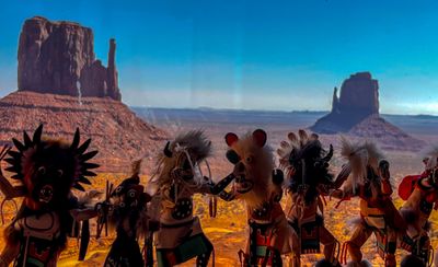 Snake dancers, Monument Valley National Park, Az, Californie, USA 