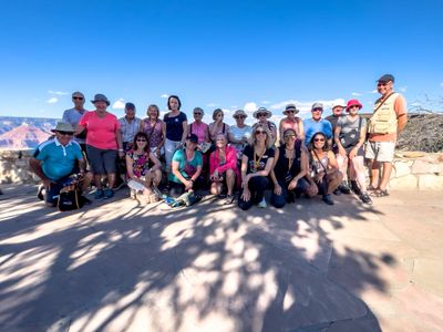 Photo de groupe, Grand Canyon, USA