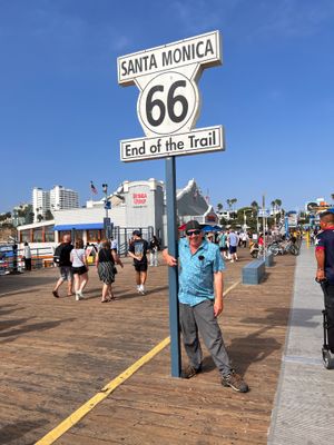 Fin de la route 66, Santa Monica, Californie