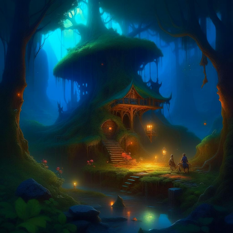Hobbit house in the forest.png