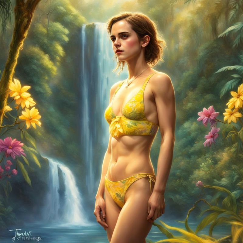 Emma Watson in Yellow Bikini 2.jpg