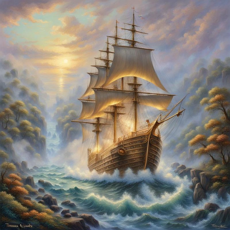 A ship on the rough waves of a River 1.jpg