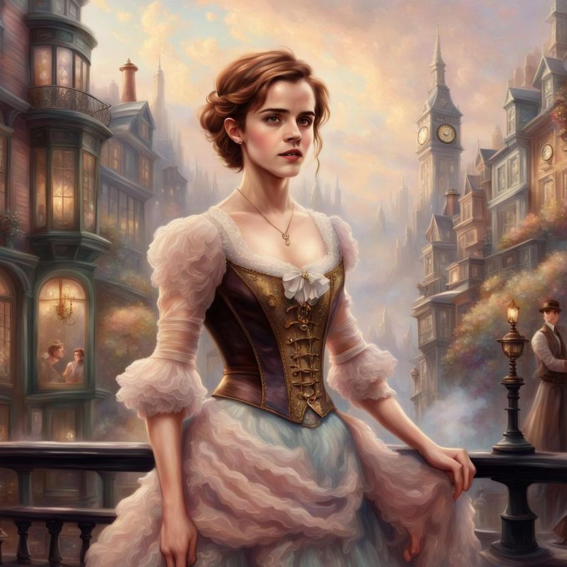 Emma Watson in medieval clothes in a Steampunk world 2.jpg