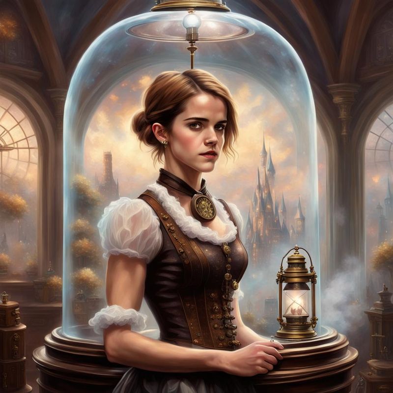 Emma Watson in steampunk clothes in a steampunk world 2.jpg