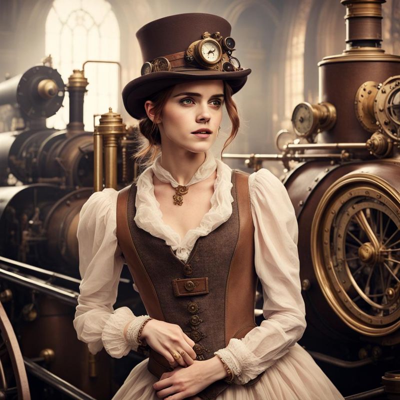 Emma Watson in steampunk clothes in a steampunk world 4.jpg