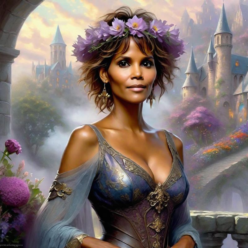 Halle Berry in medieval clothes in a fantasy world 1.jpg