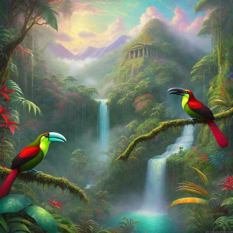 Crimson-rumped Toucanet in the Jungle 5.jpg