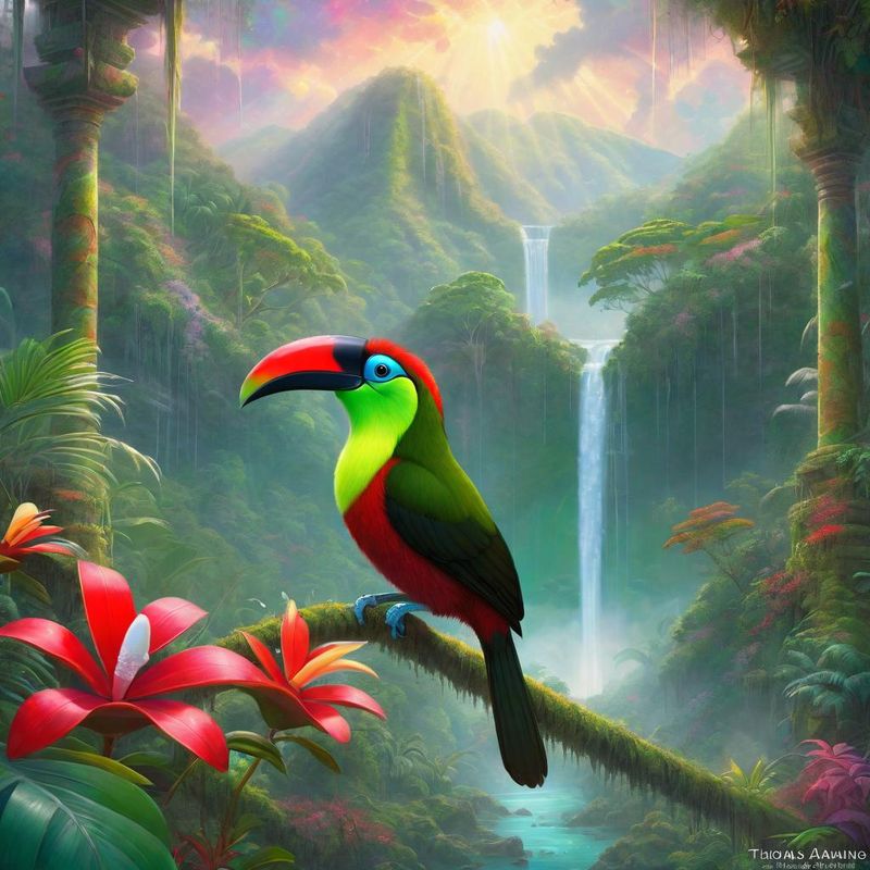 Crimson-rumped Toucanet in the Jungle 2.jpg