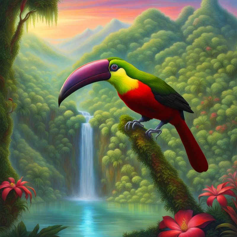 Crimson-rumped Toucanet in the Jungle 1.jpg