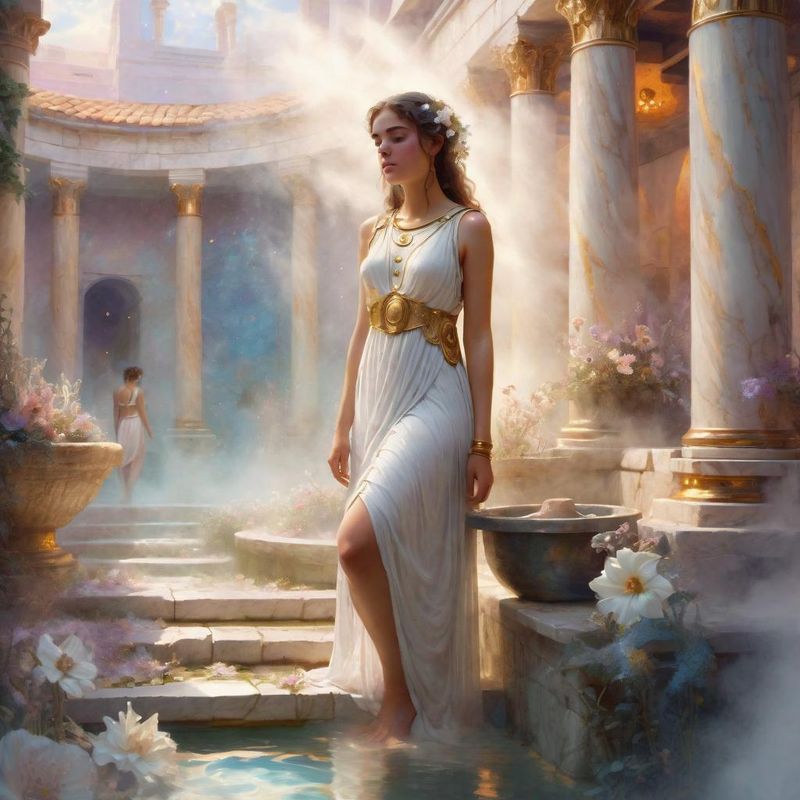 Young Women in tunic in a Roman Bathhouse 2.jpg