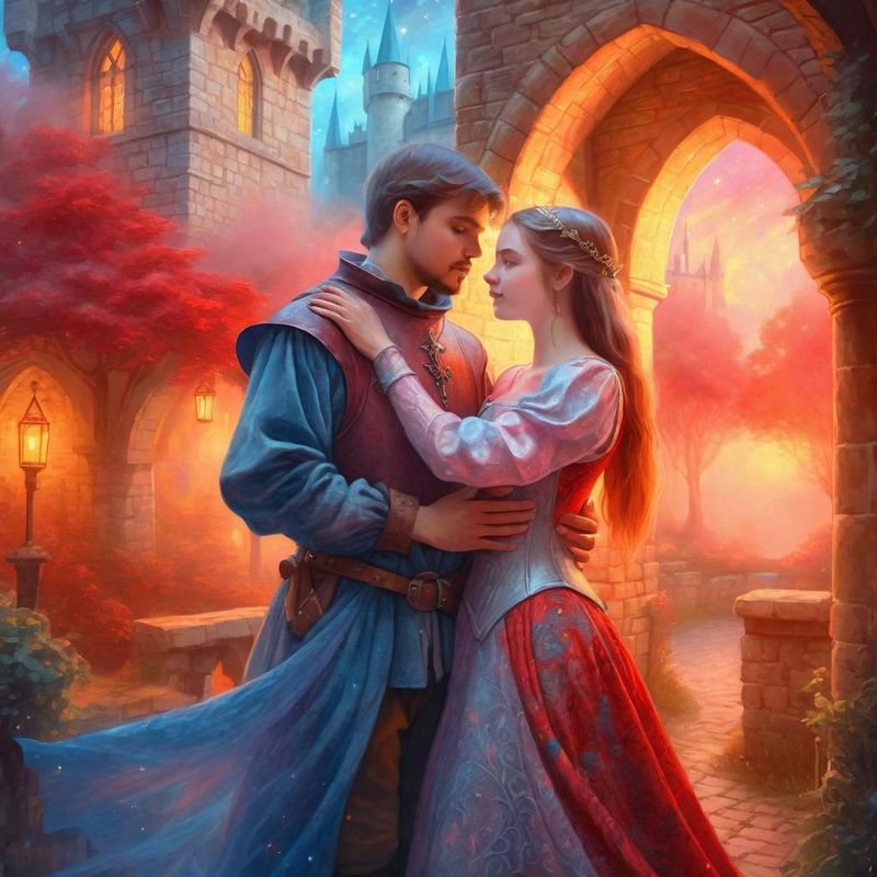 Young Couple standing in medieval Clothes in a Medieval Fantasy World 3.jpg