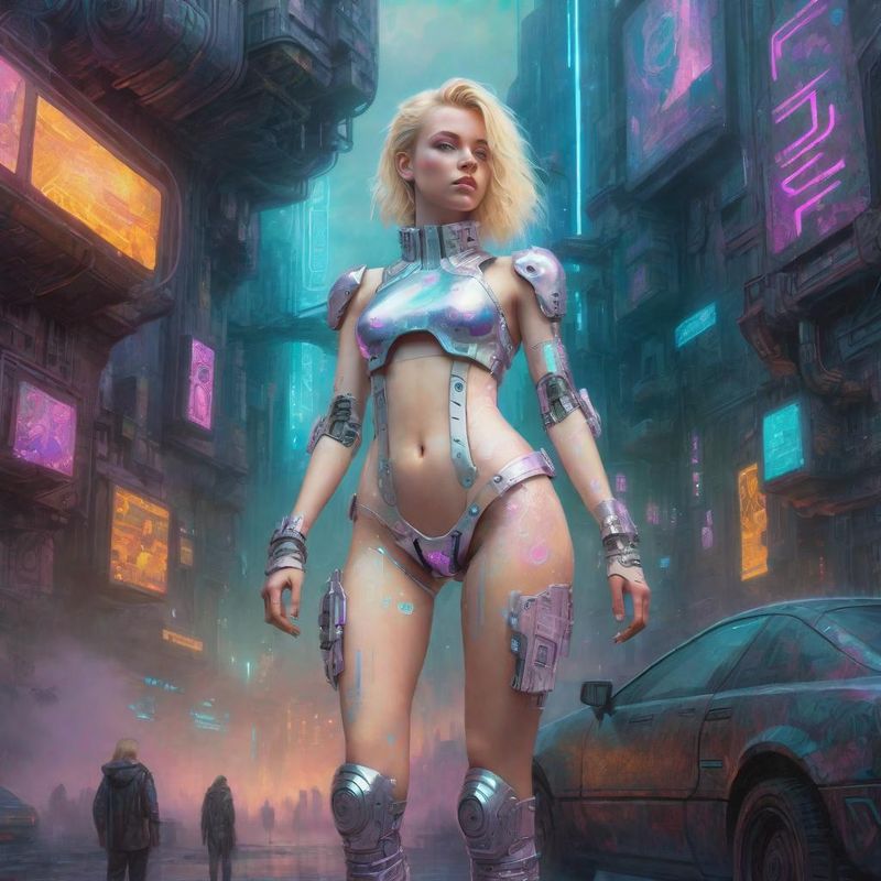 Young sensual Blond Women standing in Cyberpunk World 5.jpg