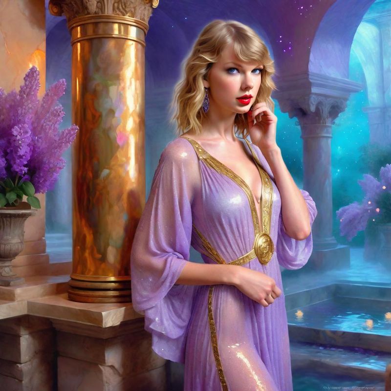 Taylor Swift in tunic in a Roman Bathhouse 4.jpg