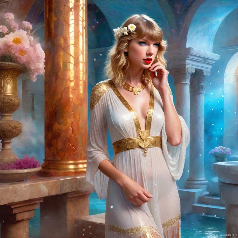 Taylor Swift in tunic in a Roman Bathhouse 3.jpg