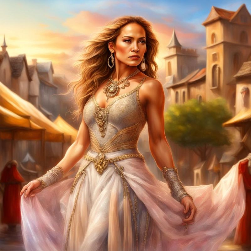 Jennifer Lopez standing in medieval Clothes on an medieval Marketplace 3.jpg