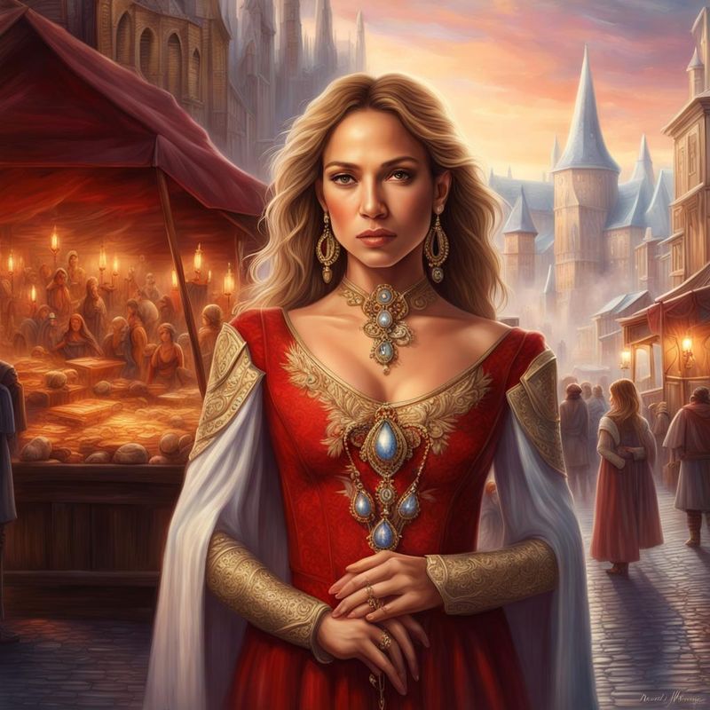 Jennifer Lopez standing in medieval Clothes on an medieval Marketplace 1.jpg