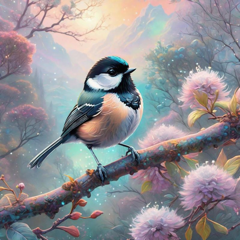 Coal Tit on a branch in a bush - Spring 2.jpg