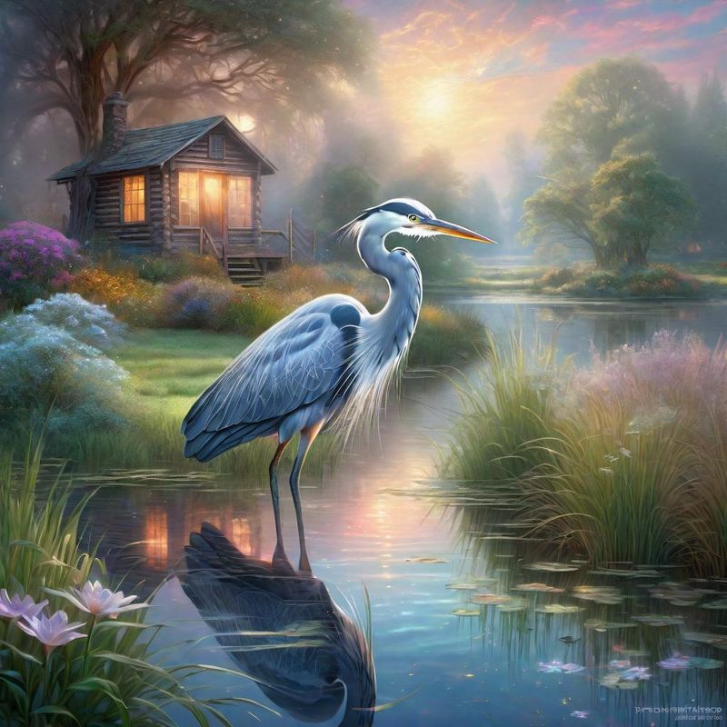 Silver heron at a pond 4.jpg