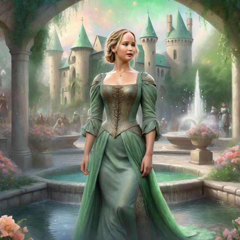 Jennifer Lawrence in medieval Clothes in a Medieval Fantasy World 5.jpg