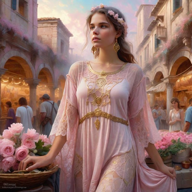 Young Women in tunic on a Roman Marketplace 5.jpg