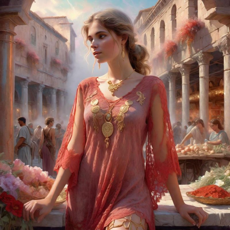 Young Women in tunic on a Roman Marketplace 6.jpg