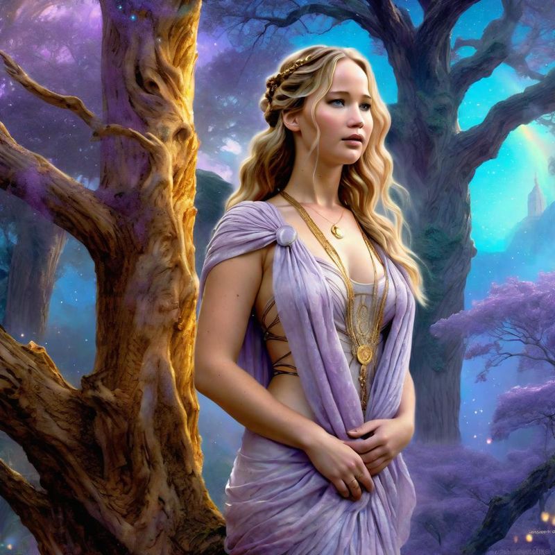 Jennifer Lawrence in a Roman stole in a Roman Fantasy World 5.jpg