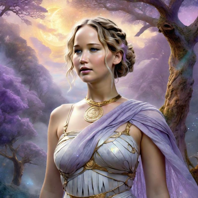 Jennifer Lawrence in a Roman stole in a Roman Fantasy World 1.jpg