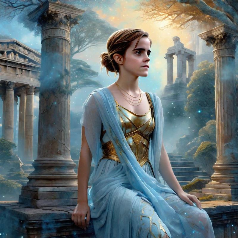 Emma Watson in a Roman stole in a Roman Fantasy World 1.jpg