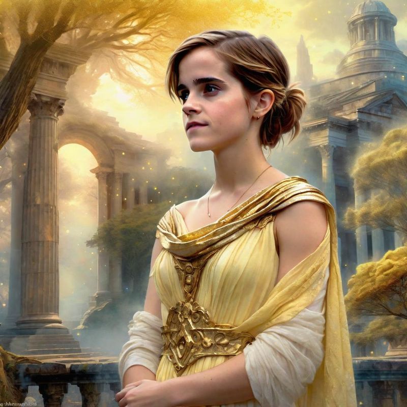 Emma Watson in a Roman stole in a Roman Fantasy World 4.jpg