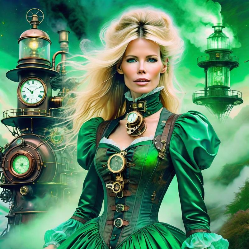 Claudia Schiffer in a steampunk clothes in a steampunk world 4.jpg