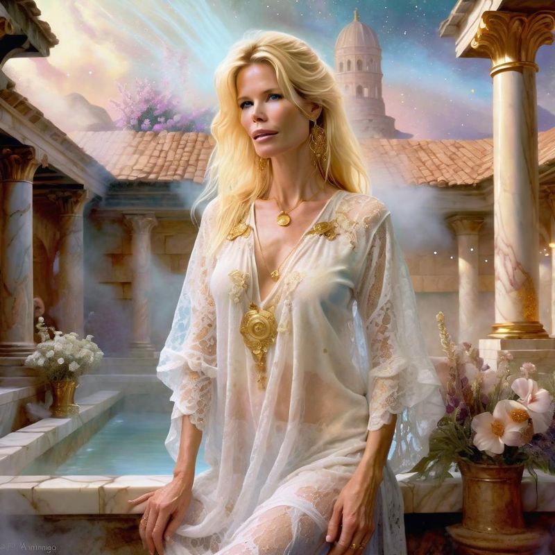 Claudia Schiffer in tunic in a Roman Bathhouse 1.jpg