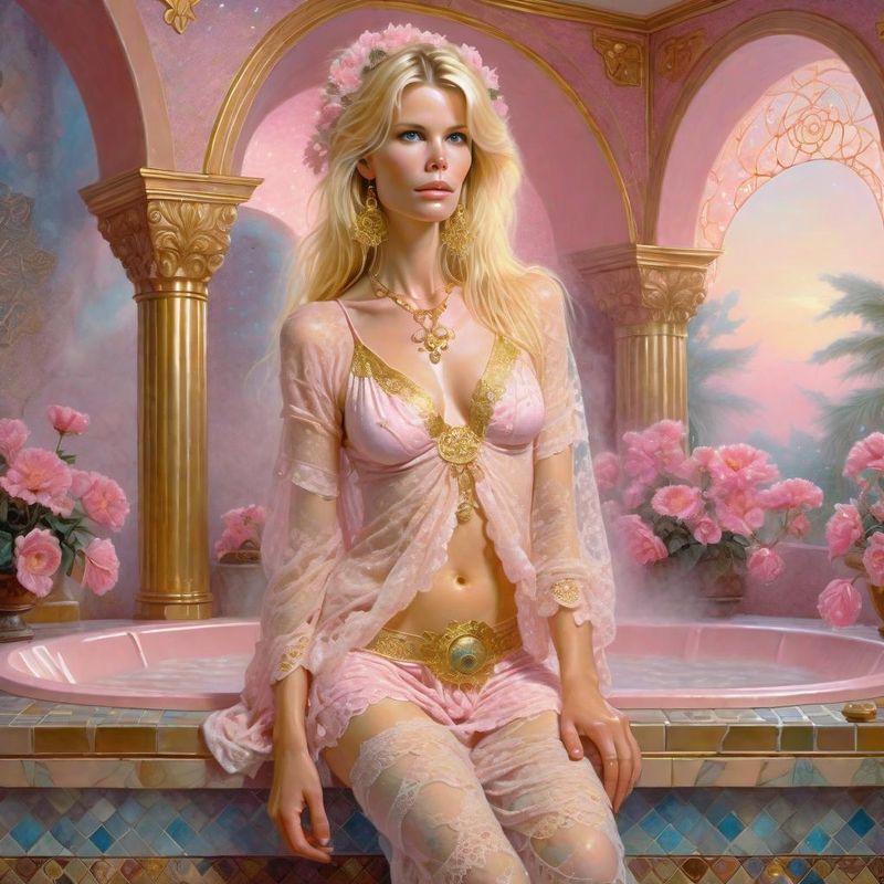 Claudia Schiffer in Nightgowl in a Turkish bathhouse 2.jpg