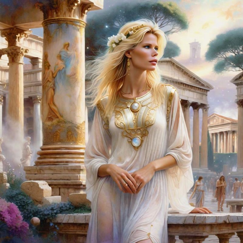 Claudia Schiffer in tunic on a Roman Plaza 3.jpg
