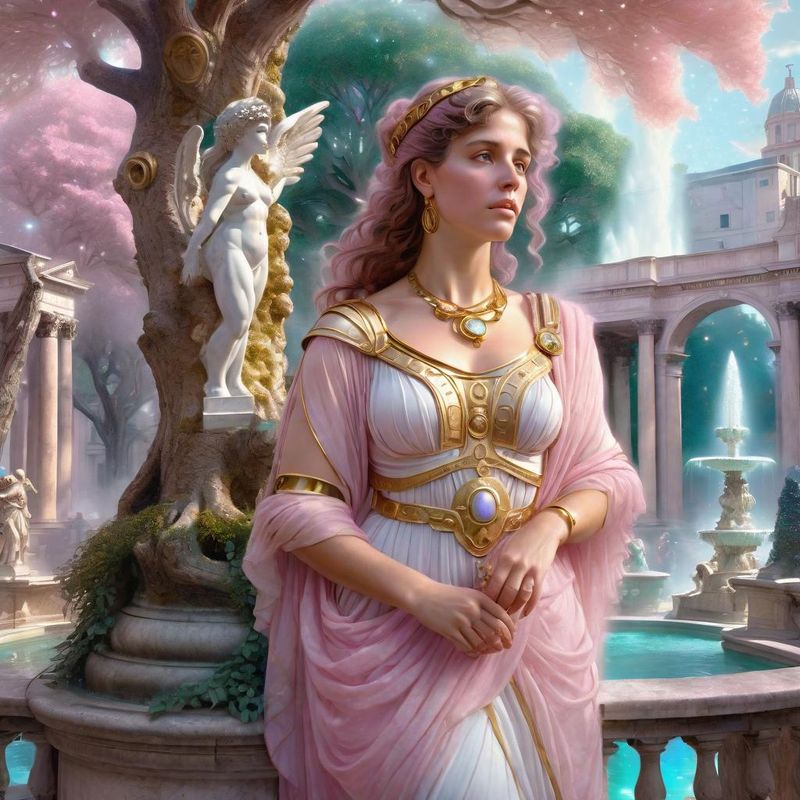 Young Women in a Roman palla in a Roman Fantasy World 1.jpg