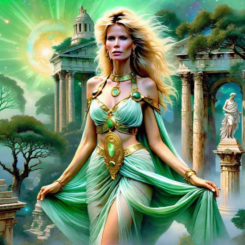 Claudia Schiffer in a Roman Stole in a Roman Fantasy World 2.jpg