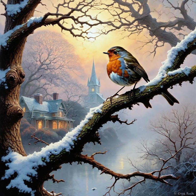 robin on a branch - Winter 1.jpg
