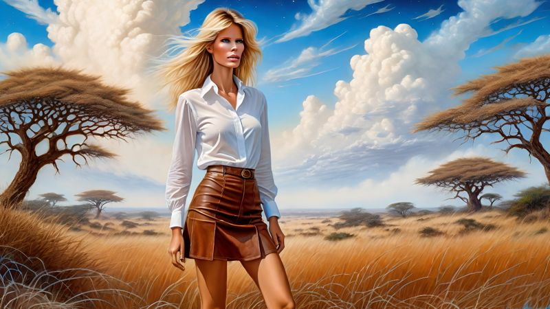 Claudia Schiffer on the African Savanna.jpg