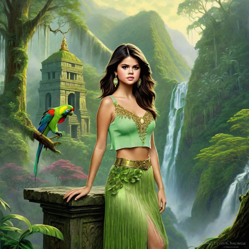 Selena Gomez in The Rainforest 6.jpg