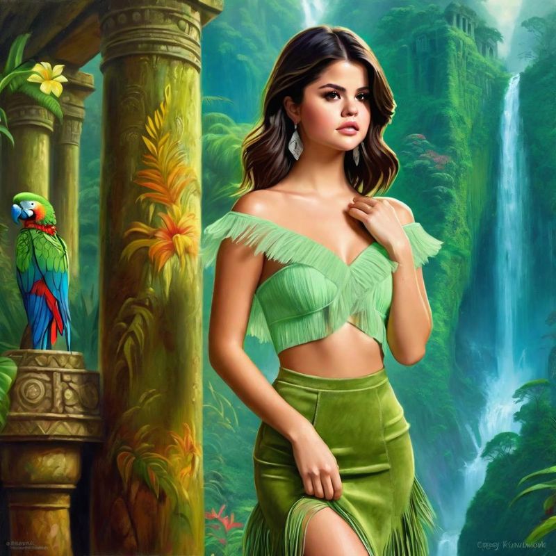 Selena Gomez in The Rainforest 4.jpg