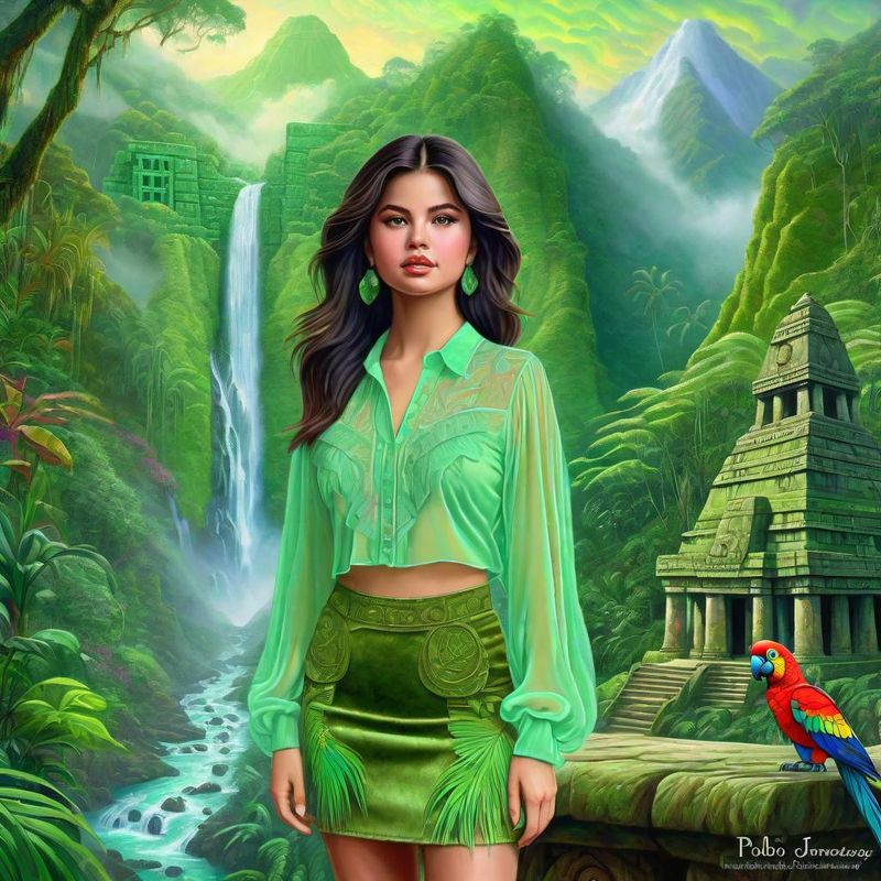 Selena Gomez in The Rainforest 3.jpg