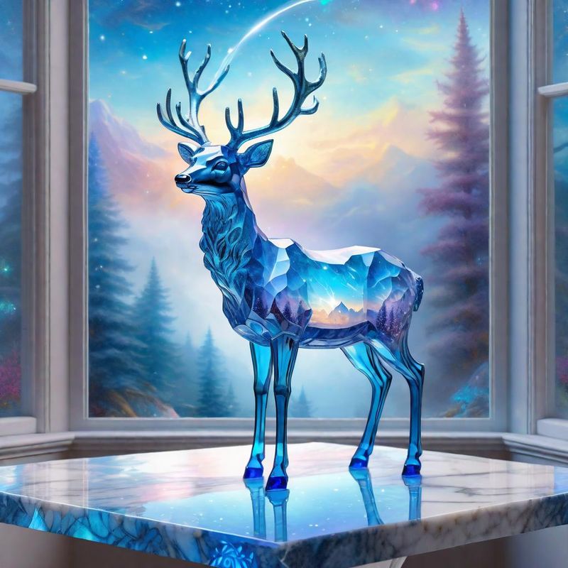 A Crystal deer on a Marbel Tablet 4.jpg