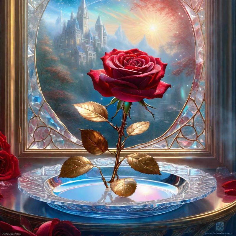 Red Rose on a Crystal Plate.jpg
