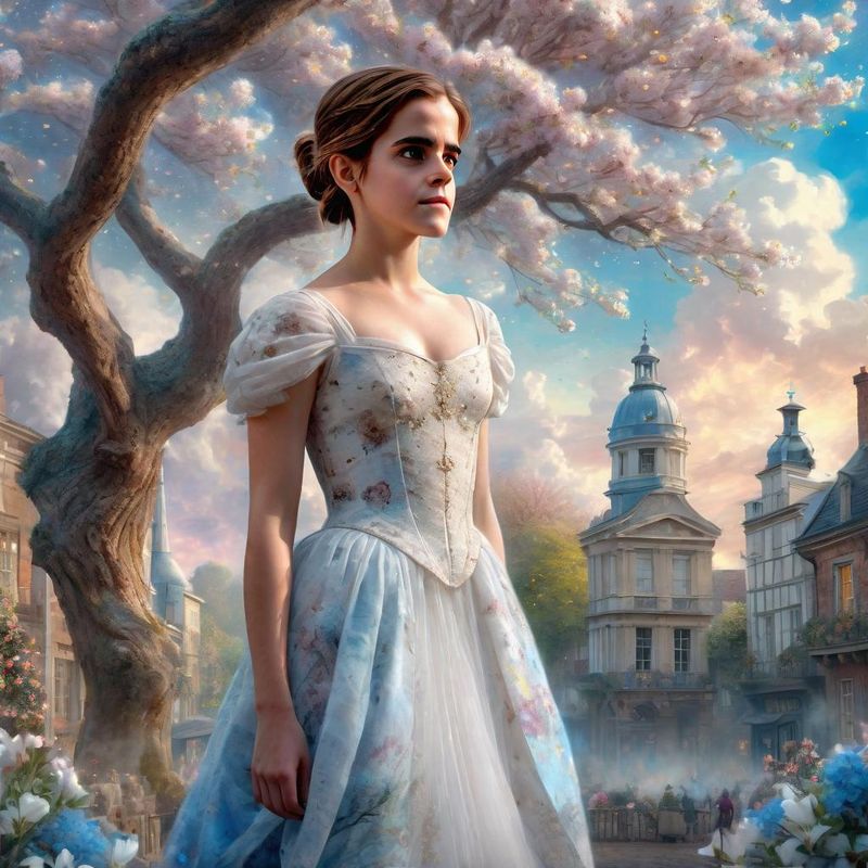 Emma Watson Standing on a 18 century marketplace 1.jpg