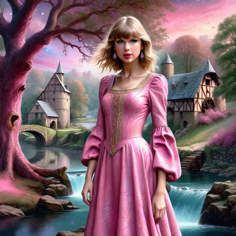 Taylor Swift Medieval Clothes in a medieval Fantasy World 2.jpg
