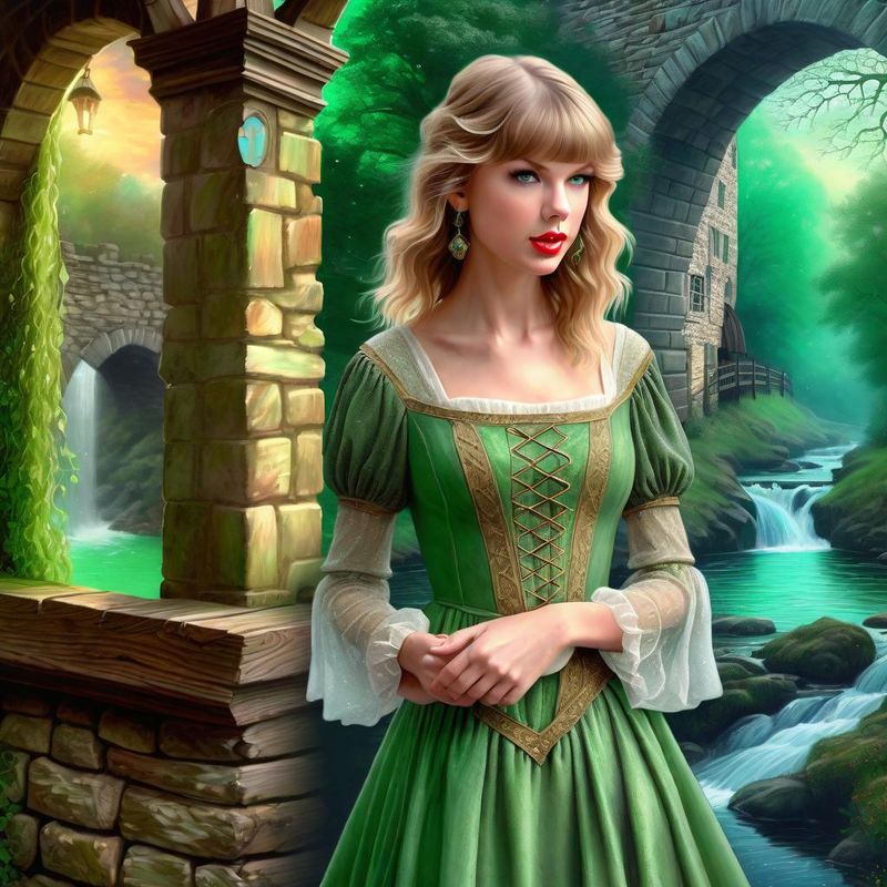 Taylor Swift Medieval Clothes in a medieval Fantasy World 1.jpg