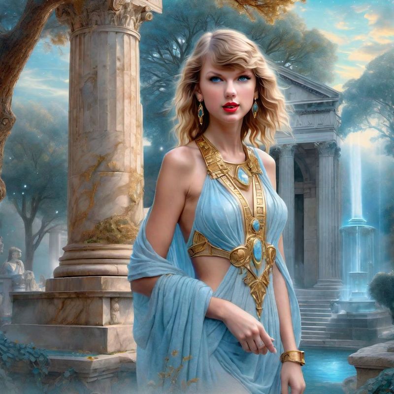 Taylor Swift in a Roman stole in a Roman Fantasy World 2.jpg