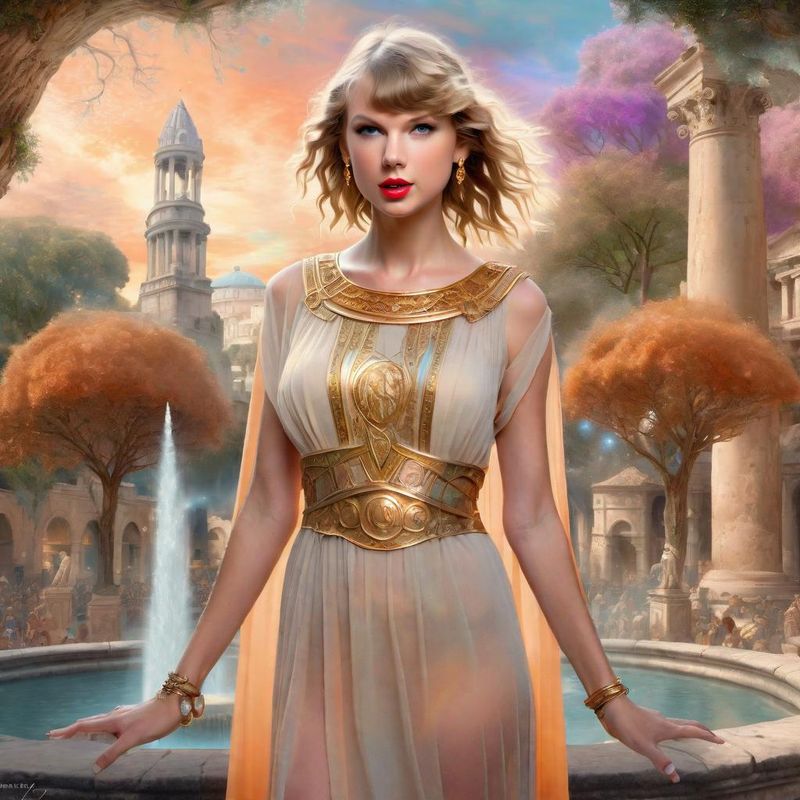 Taylor Swift in a Roman Tunic on a Roman Marketplace in a Roman Fantasy World 5.jpg