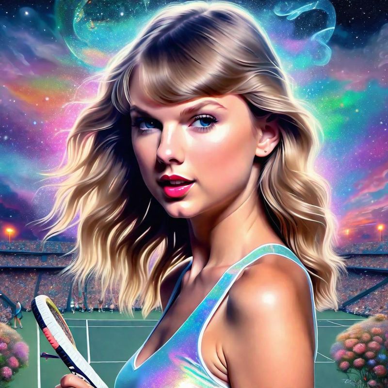 Taylor Swift in a tennis dress on a tennis court 5.jpg