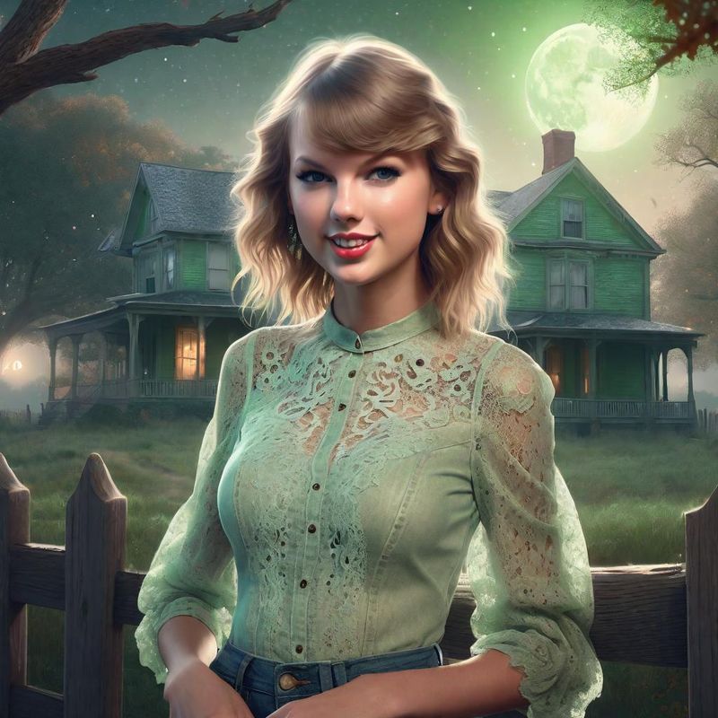 Taylor Swift in the Moonlight by an old House 4.jpg
