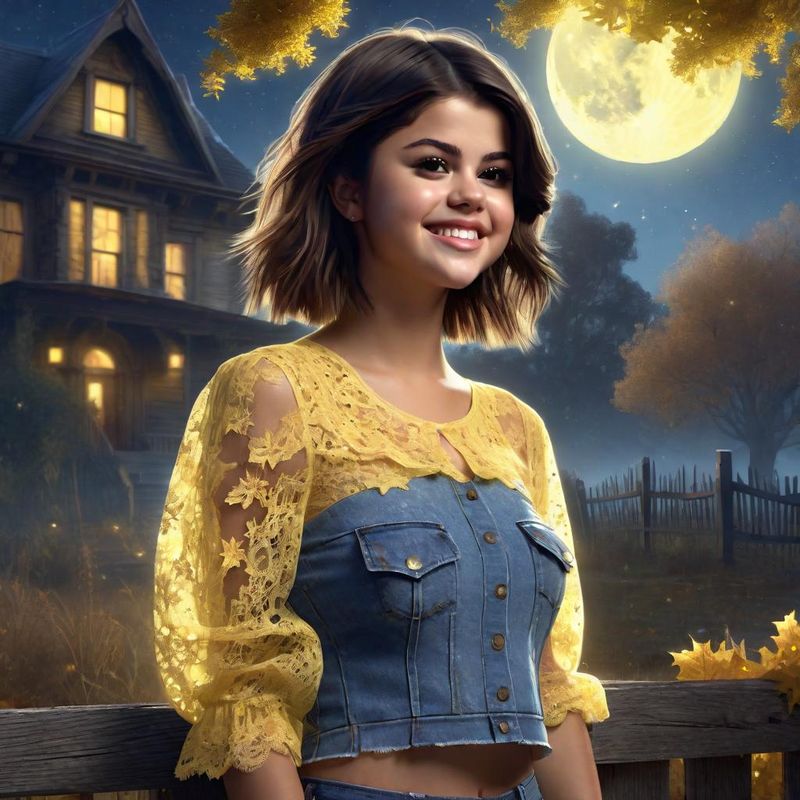 Selena Gomez in the Moonlight by an old house 4.jpg